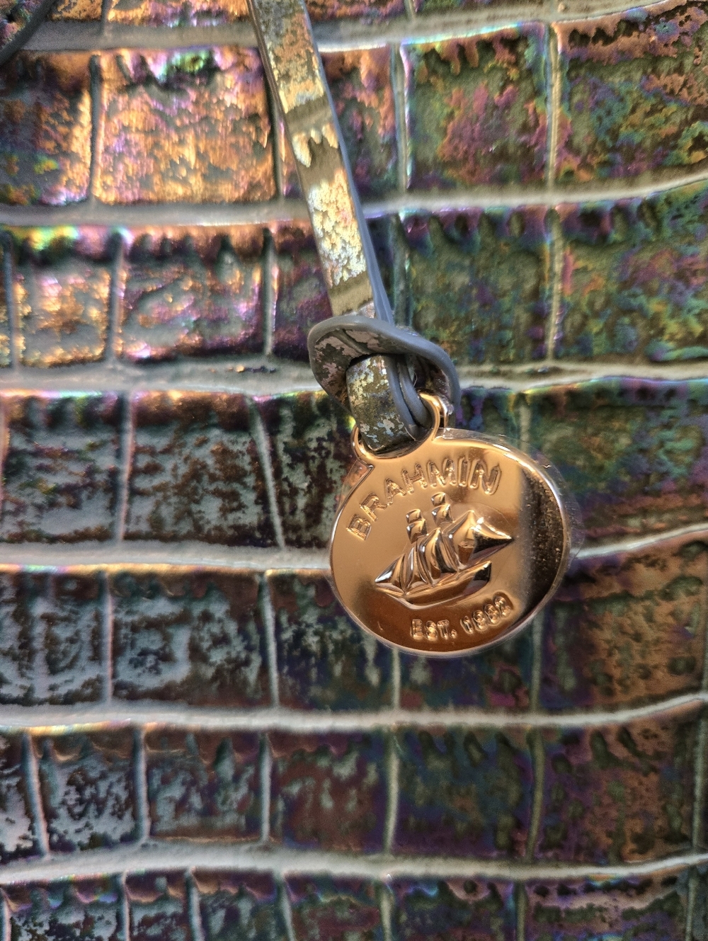 Brahmin Large Duxbury Satchel - Picture 5 of 8
